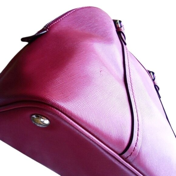 Coach Wine Color Leather LIKE NEW Shoulder Bag no callouts - Picture 4 of 7